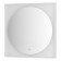 Mirror in a baguette frame with LED lighting 18 W, 80x80 cm, IR - switch, neutral white light,