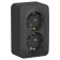 Double SE BLANCA, 16 A, 250 V, invoice, with salary, IP20, anthracite, Blnra010216