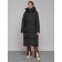 Coat insulated winter female, size 42, black color