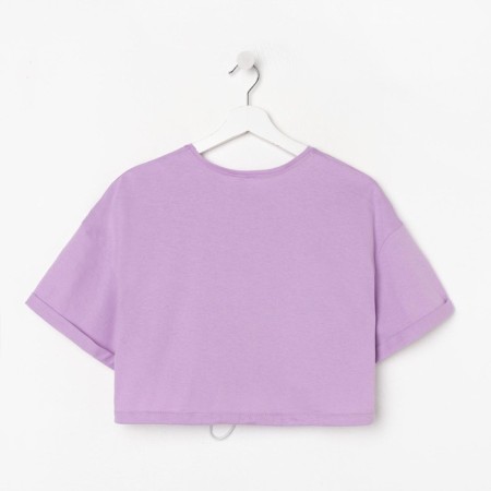 T -shirt female, lilac color, size 46-6