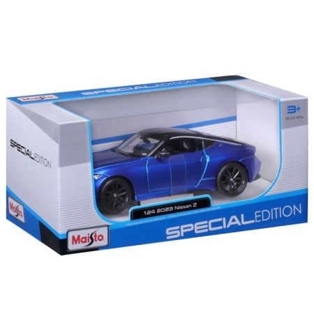 MASTO DIE-CAST 2023 Nissan Z machine, opening doors, 1:24, blue color-11