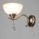 Bra "Laura" 1 lamp E27 60 W Antique bronze 28.5x17x21.5 cm.