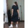 Female dress w.w.f.h., size 54, black color