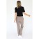 Women's T-shirt with a V-neck, size 54