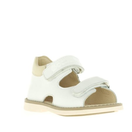 Baby sandals, size 24, white color-1