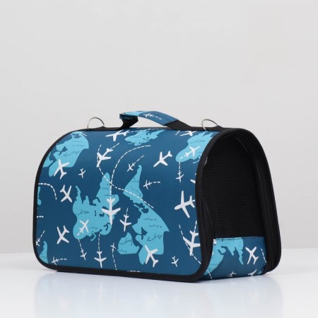 Bag - Animal carrying "Airplanes", blue. size S, 37.5 x 17 x 22 cm-2