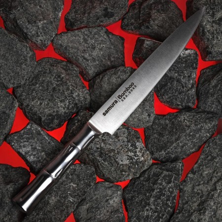 Kitchen knife samura bamboo, blade 20 cm, universal-3