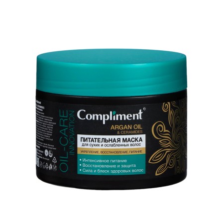 Hair mask Compliment Argan Oil & Ceramides, nutritious, 300 ml