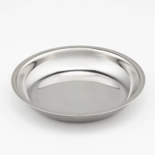 Stainless steel bowl, 400 ml, d = 18 cm, 201 brand steel, thickness 0.8 mm