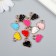 Decor for creativity plastic for metal "Cloud" mix set 10 pcs 1.5x1.4 cm