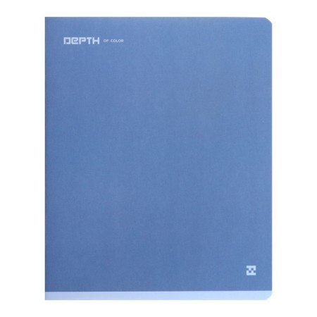 Notebook of 48 sheets in the BG Monocolor Blue cage, cover coated cardboard, Soft Touch, mix-2