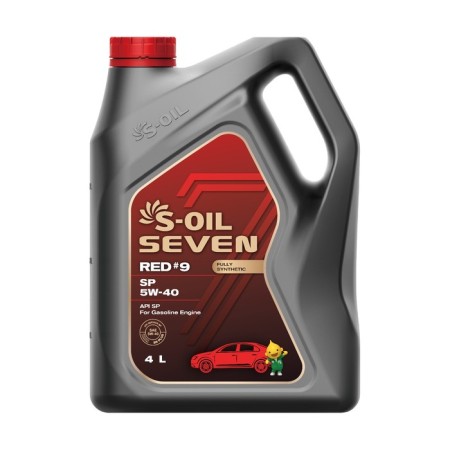 Motor oil S-Oil Red #9, 5W-40, SP, synthetic, 4 liters