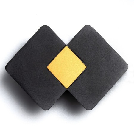 Sconces "Alir" LED 4W 3000K IP65 black and gold 10x3.8x12 cm-3