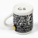 Ceramic beer mug "Real man", 600 ml, beige color