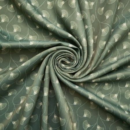 Curtain curtain Witerra Flora 160x260cm, Green, Blackout, PE100%-2