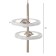 Bayerlux lamp "Imon" 32W LED gold 28x19.5x35cm