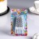 Candles in the cake "Spiral", 10 pcs, medium, 5 cm, metallic
