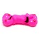 Toy squeak "Bone and dog" for dogs, 15 x 6 cm, pink