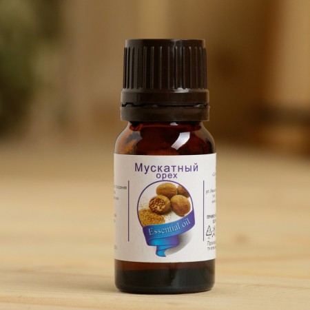 Essential oil "nutmeg", a bottle-boiler, annotation, 10 ml-1