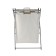 Axentia linen basket, chrome with beige bag, polyester, 44x72x34 cm, 57 liters