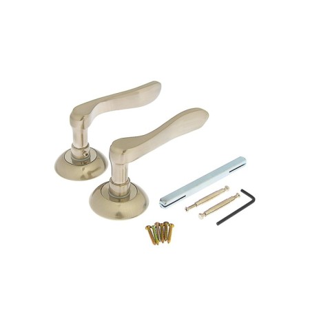 Doorbell handle "lock factory" FZ 15 SN, matte nickel color-2