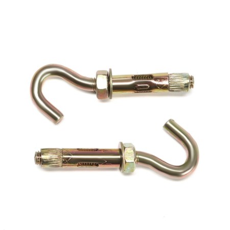 Anchor bolt, with a hook, galvanized, 10x50 mm, 55 pcs-1