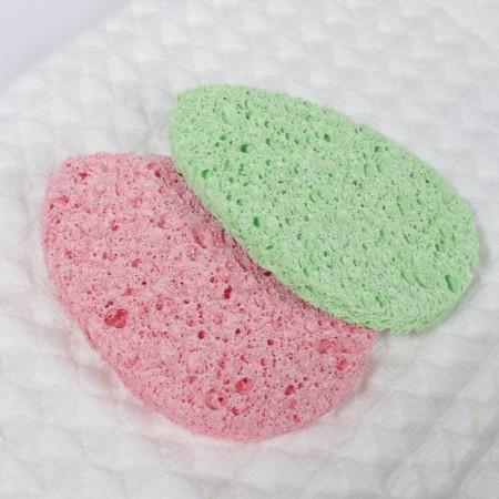 Set of sponge for washing "drop", 9.5 × 7 cm, 2 pcs, color mix-3