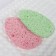 Set of sponge for washing "drop", 9.5 × 7 cm, 2 pcs, color mix