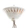 Lamp Bayerlux 59301/1 E27 40W white with a golden patina 15.5x15x32 cm