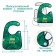 Bibling Babation "Luxury Baby" waterproof on Velcro, with a pocket