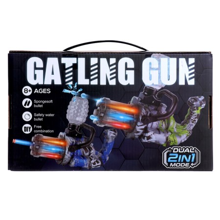 Blaster "Minigan", shoots soft and gel bullets, works from the battery-13