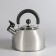 A stainless steel kettle with a whistle, 2.5 liters