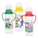 A bottle for feeding with handles and silicone nipple, 250 ml, from 6 months, MIX color