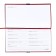 The weekly dated 2025, Escalada, 175 x 95 mm, soft cover with artificial leather, 64 sheets, pancake embossing, block 70, red