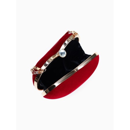 Female bag on the farmar, red color-3