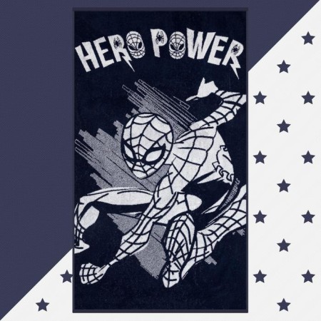 Terry towel "Hero Power" man spider, 70x130 cm, 100% cotton, 420g/m2