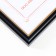 Photo frame plastic 21x30 cm black (589)