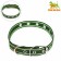 Collar of tarpaulin dimensionless single -layer, 58 x 2.5 cm, khaki/light green