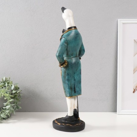 Souvenir Polystone "Goose in Komzole, with a cane" 16x14.5x49.5 cm-3