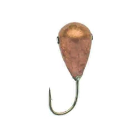 Mormyshka tungsten "drop" with a hole and a Cambrick, weight 1.53 g, 050/c