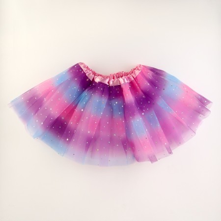 Carnival set "Butterfly" 2 items: skirt, wings, purple color-1
