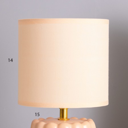 HELP LAM "Benita" 1x40W E14 peach 15x15x30cm-2