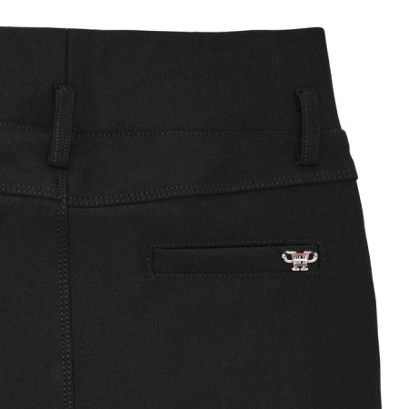 Pants for girls, height 146 cm, black color-3