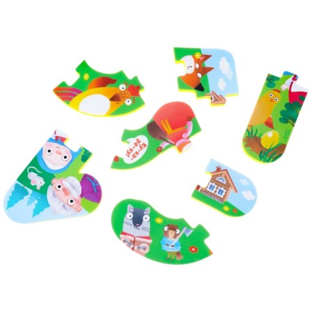 Soft puzzle for kids “Learn numbers: fairy tales”, 5 puzzles, crumb me-12