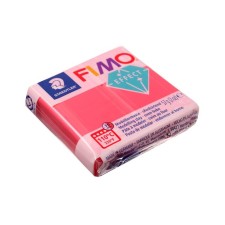 Plastic - polymer clay, 57 g, Effect Translucent, translucent red
