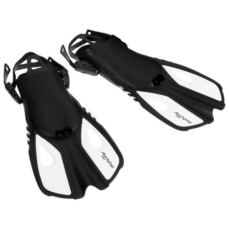 Flashes for snorkeling and diving Onlytop, with an open heel, p. 37-41, black/white color-2