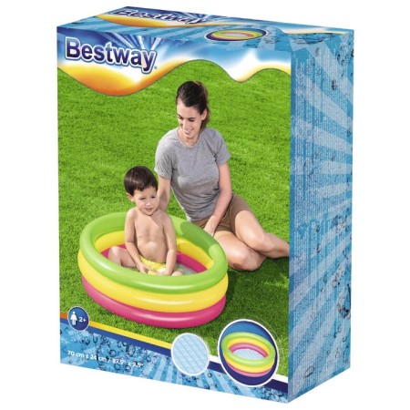 Rainbow inflatable pool, 70 x 24 cm, from 2 years, 51128 Bestway-4