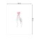 The tablecloth on the table “sign of love”, rectangular, Saten, size 120x145 cm