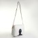 Women's bag over the shoulder Textura, small, white color