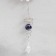 Chickenpile bell 3D "hummingbird" with bead 13.5x13.5x31 cm